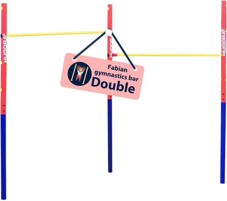 Drążek gimnastyczny podwójny Hudora Fabian Standard/Pro