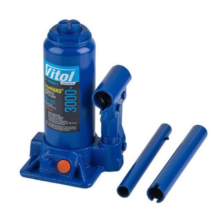 Домкрат телескопічний гідравлічний Iron Hand 3 т