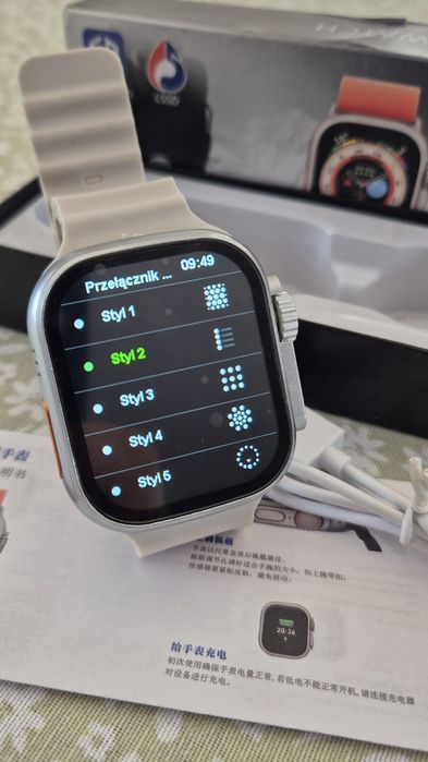 Elegancki Smartwatch zegarek inteligentny Nowy na Prezent