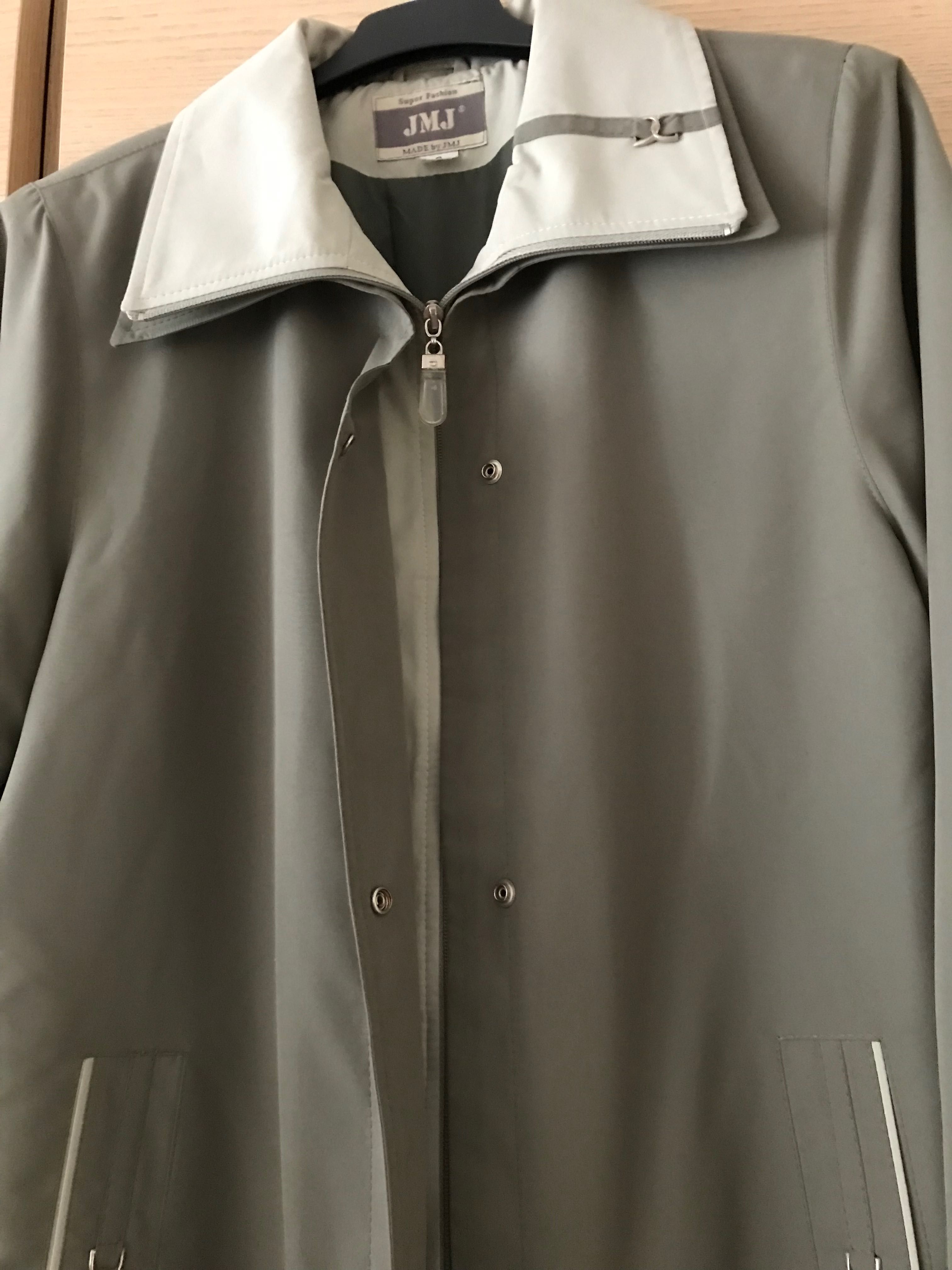 Płaszczyk wiosenny 3/4 rozm M/L oliwkowy
