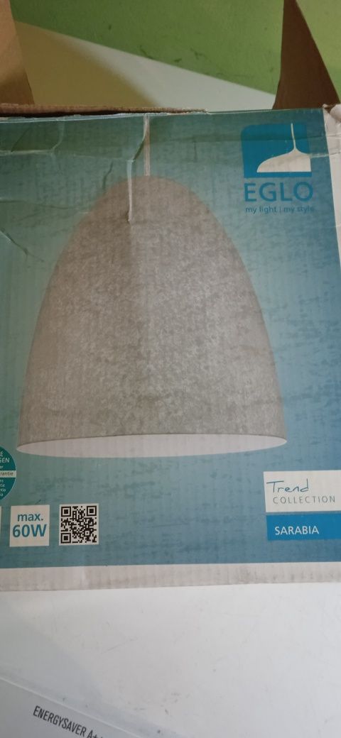 Lampa wisząca SARABIA 94352 szary EGLO