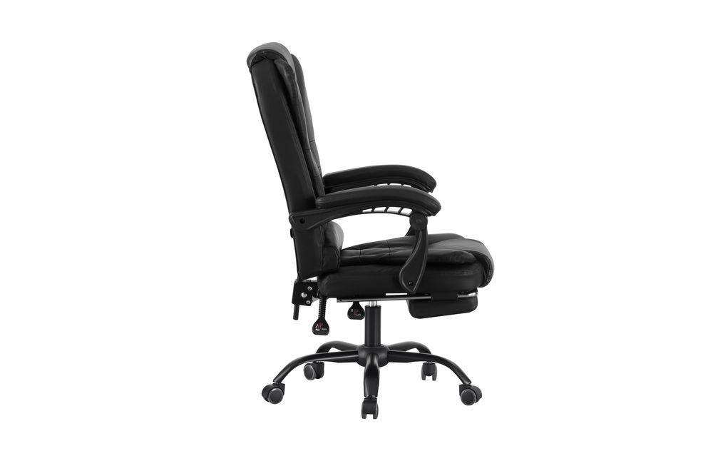 Elegancki Fotel biurowy obrotowy z podnóżkiem do pracy PREMIUM‼️NOWY