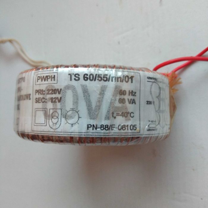 Transformator toroidalny 60VA
