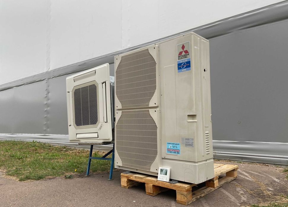 Кондиционер кассетный инверторный Mitsubishi 100 (до 100м2) гарантия