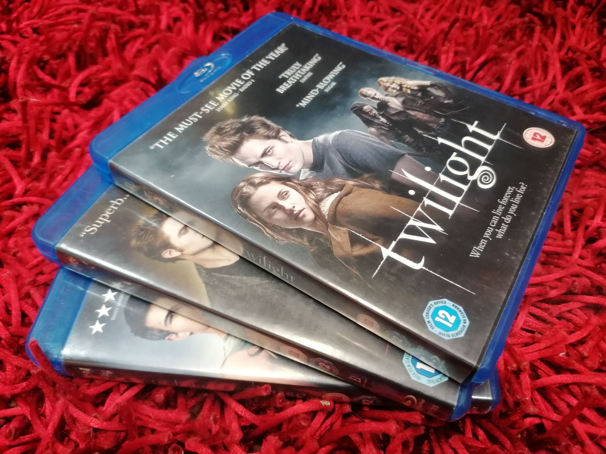 3 bluray A saga Twilight, Impecáveis.