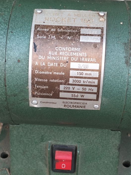 Szlifierka stołowa 550w 150mm