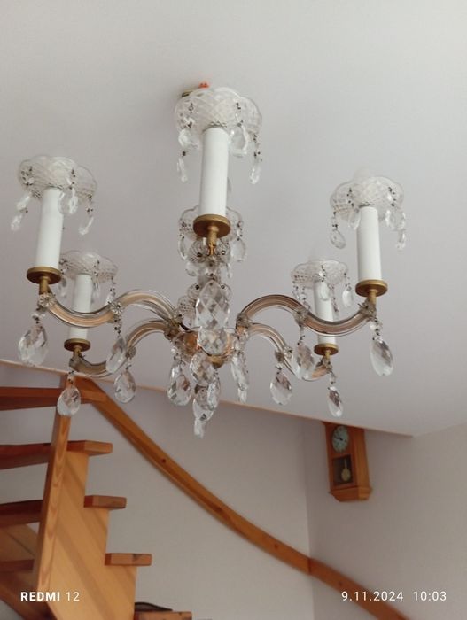 Żyrandol kryształowy