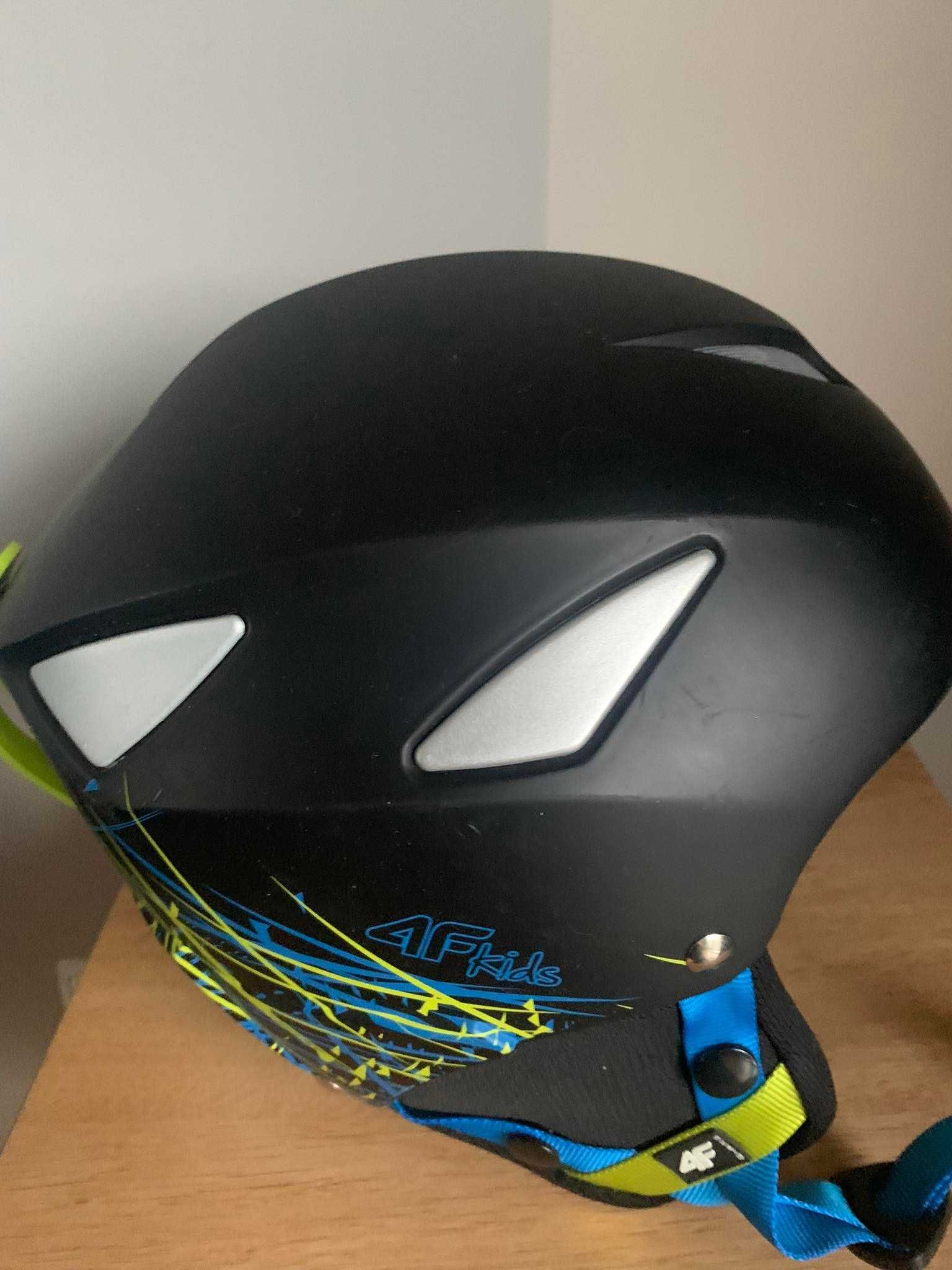 Kask dziecięcy 4F EN1077 + dodatkowy mniejszy kask GRATIS