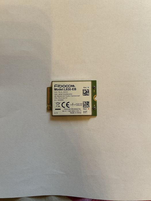 LTE модем Fibocom L830-EB | 4G | M.2 NGFF