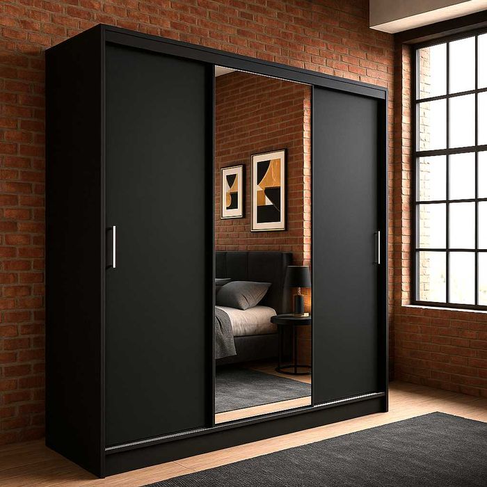 Szafa przesuwna BLAK 180cm *NOWOŚĆ*