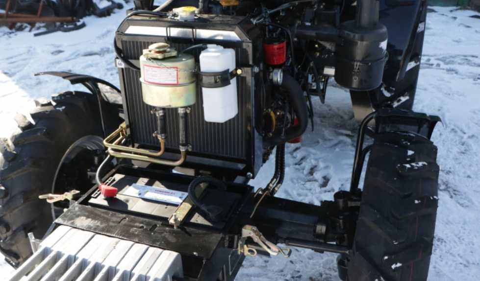 Мінітрактор ДМТЗ 244 Х з РЕВЕРСОМ примусовою гідравлікою Компресором