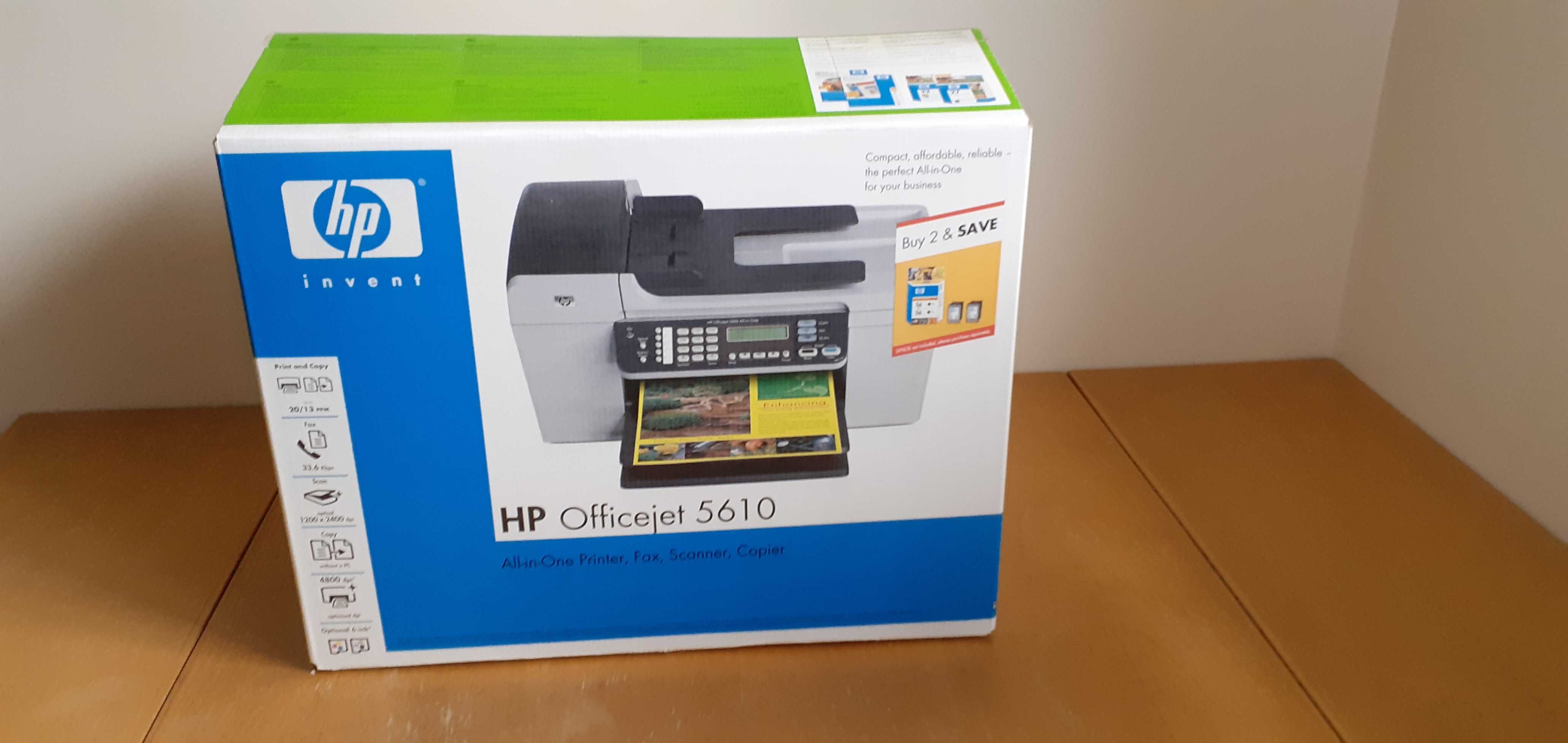 Drukarka, skaner, fax - w jednym urządzeniu. HP Officejet 5610