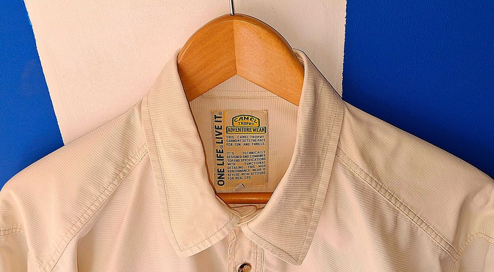Camisa Camel Collection – manga comprida