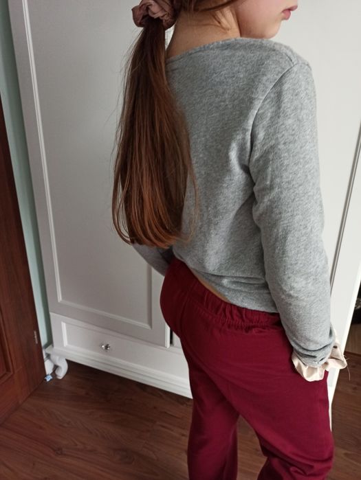 SG szara bluza 146 , 152 pepperts , bluza dziewczęca 146 , 152