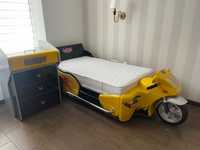Кровать детская б/у мотоцикл с большой тумбой, только самовывоз.
