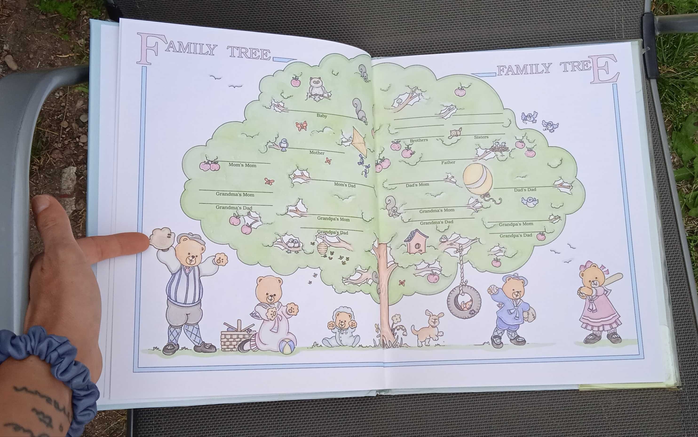 Baby Memory Book album książka jak rosnę po angielsku ENG English