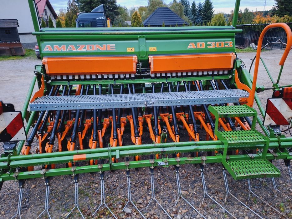Agregat uprawowo-siewny 3m talerzowy Amazone KG303 AD 303 stan bdb