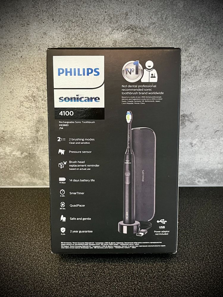 Philips Sonicare 4100 - soniczna szczoteczka do zębów - nowa - etui