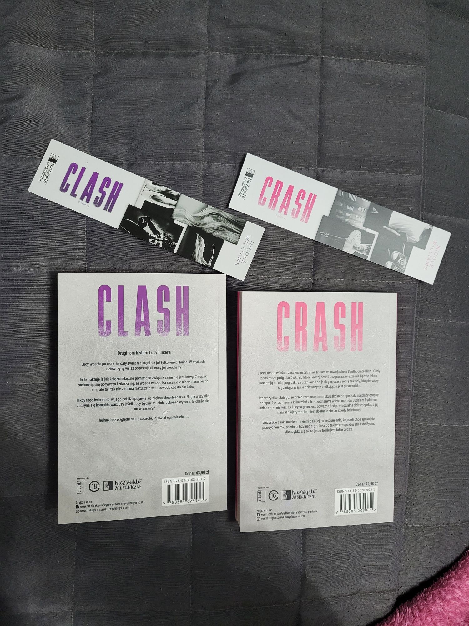 Crash Clash Nicole Williams. Nowe. Zakładki.