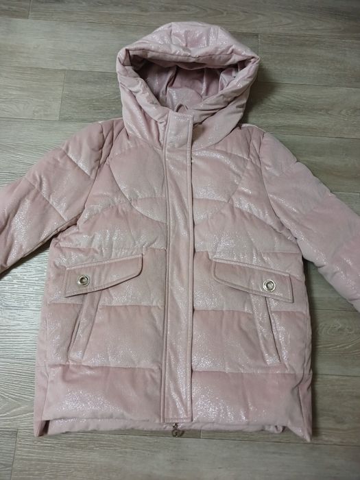 Зимова блискуча куртка 50-52 розмір