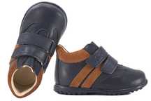 Buty dla dzieci, rozmiar 25, dla chlopca , granatowe, nowe skóra
