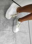 Buty sportowe senakersy ASOS na grubej podeszwie  platformie 36