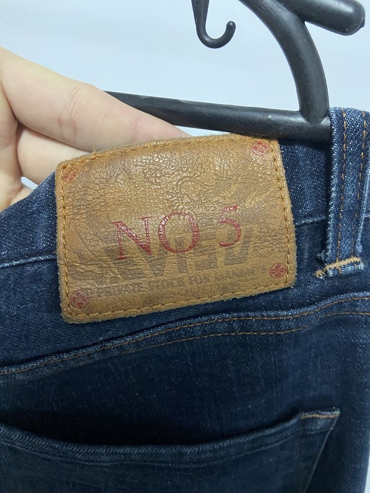 Evisu maniac джинсы большой лого принт чайка seagull штаны
