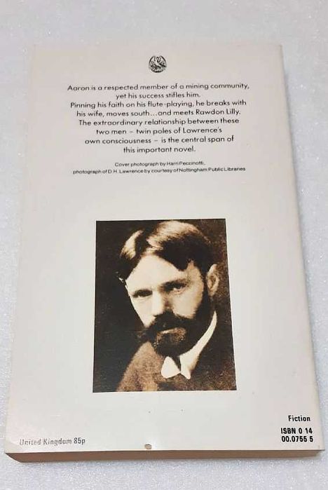 Роман «Жезл Аарона» Д. Х. Лоуренса Penguin Books 1977. Мова англійська