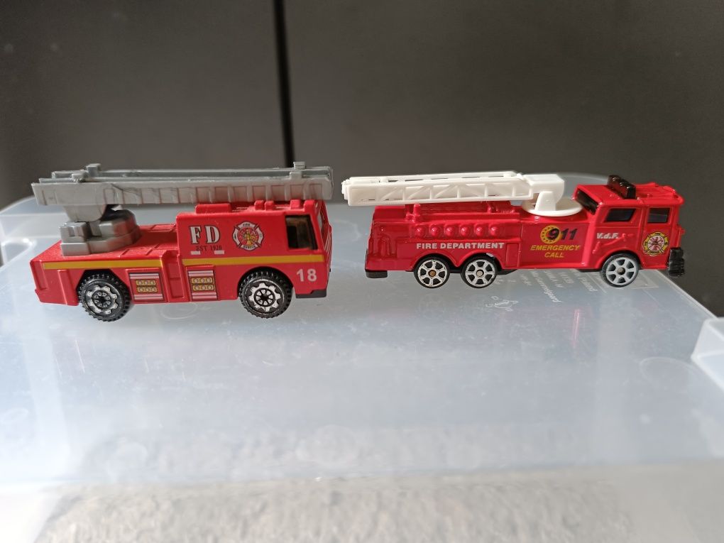 Zestaw aut autek stażackich straż pożarna