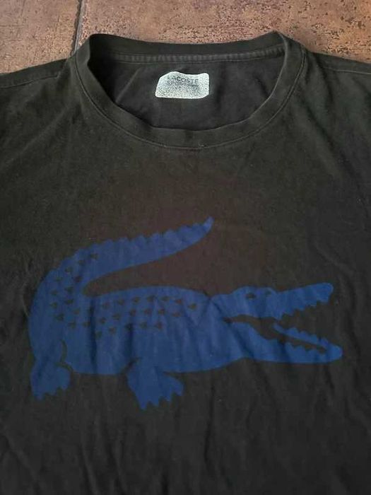 Lacoste Sport Men's Signature Print T-Shirt Jersey