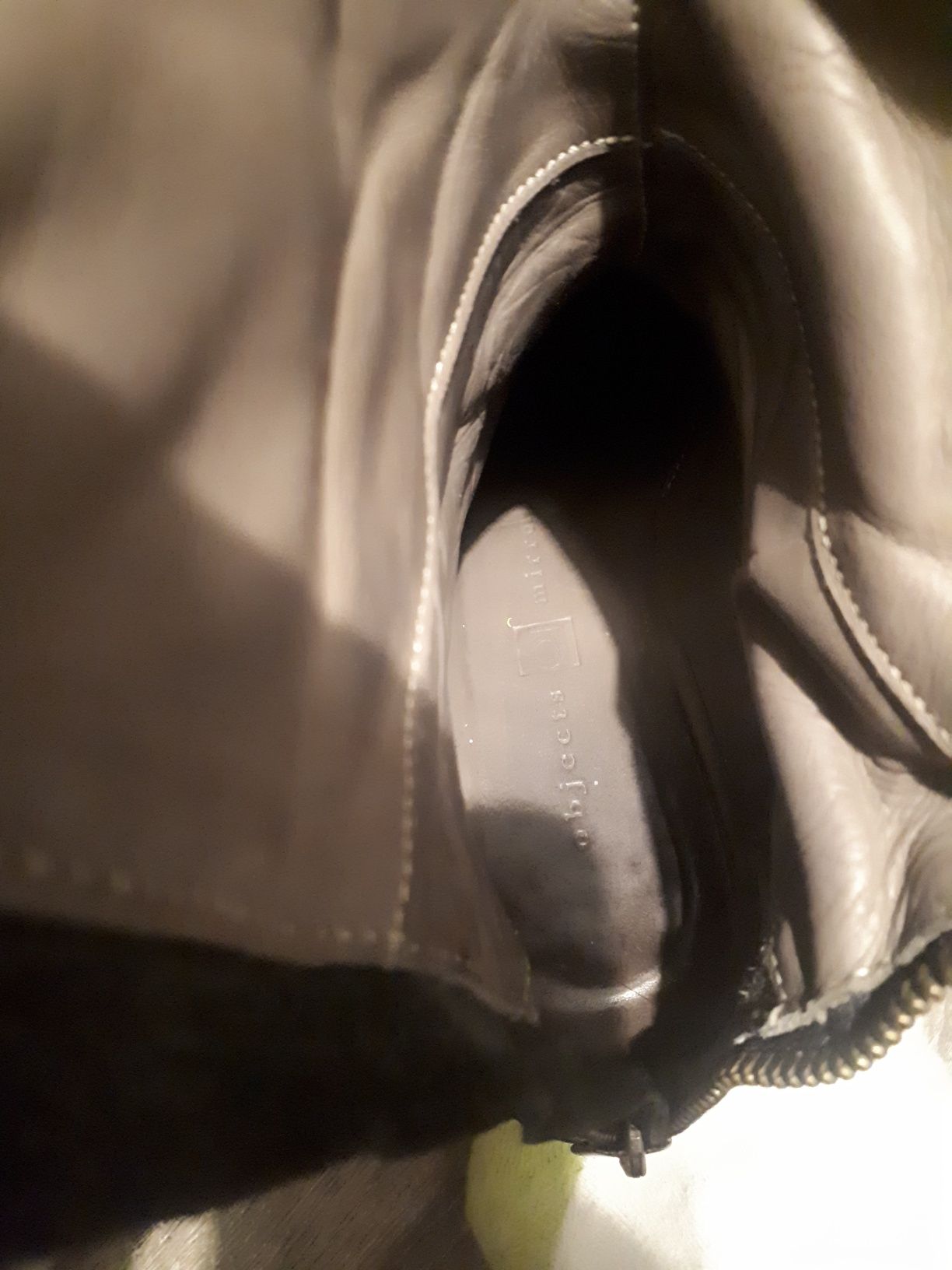 Czarne buty wysokie OBJECTS MIRROR rozmiar 37