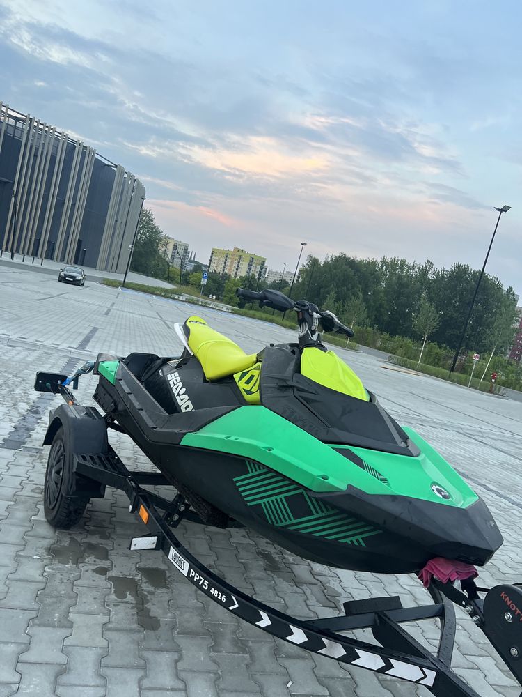 Sea Doo Spark 3up Trixx full opcja skuter wodny przyczepa polecam