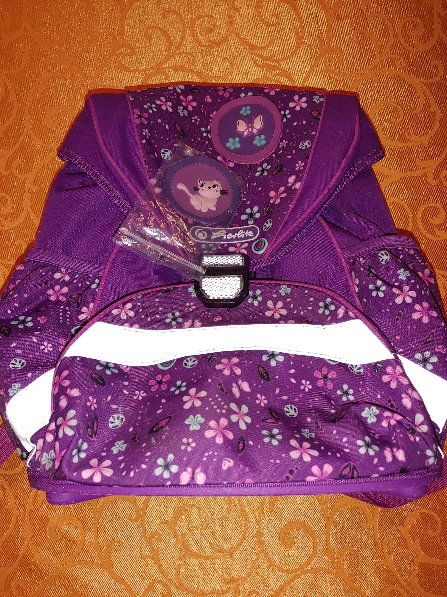 Fioletowy plecak dla dziewczynki HERLITZ ULTRALIGHT PLUS