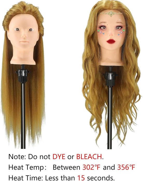 Główka Fryzjerska NOWA Jasne Włosy