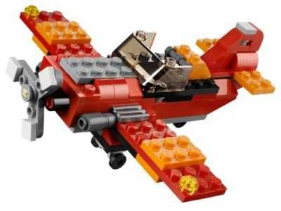 Lego 31003 3em 1 helicoptero vermelho