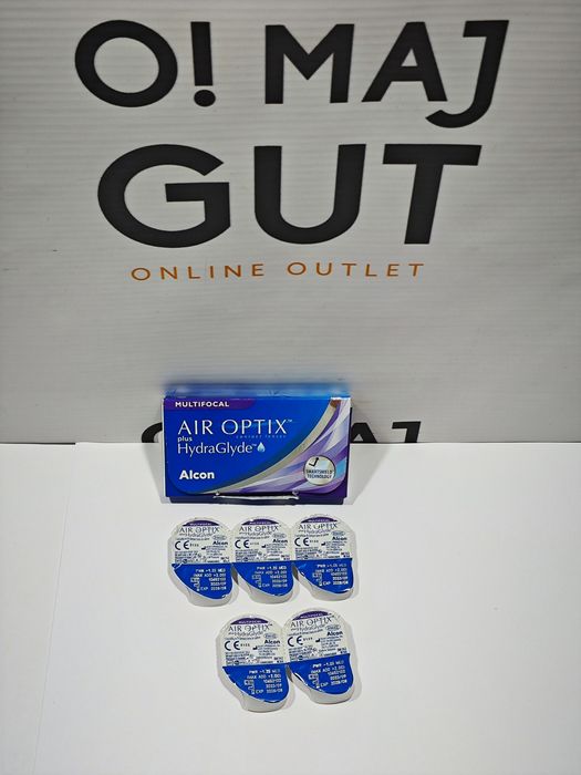 Soczewki Miesięczne Air Optix Plus Hydraglyde Multifocal 5 Szt. -1.25