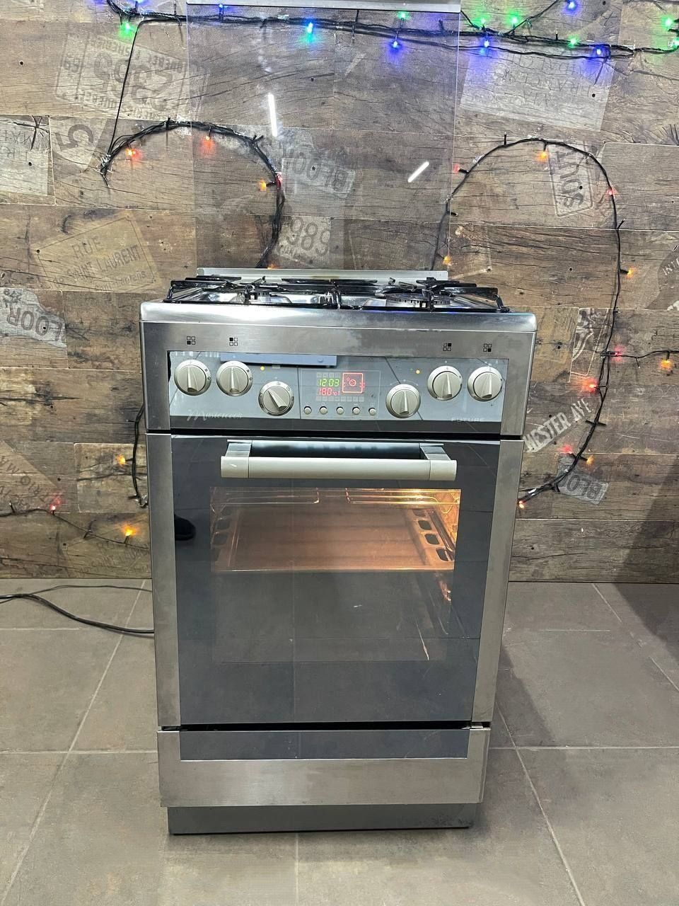 Газова/газовая плита Mastercook KGE349OFUT,  нержавійка