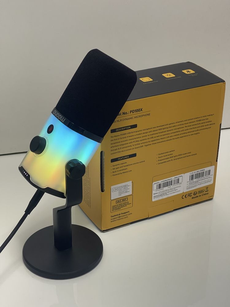 Микрофон MAONO PD100X USB/XLR для стримеров та геймеров
