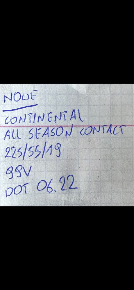 NOWE Continental All SeasonContact 225/55 R19