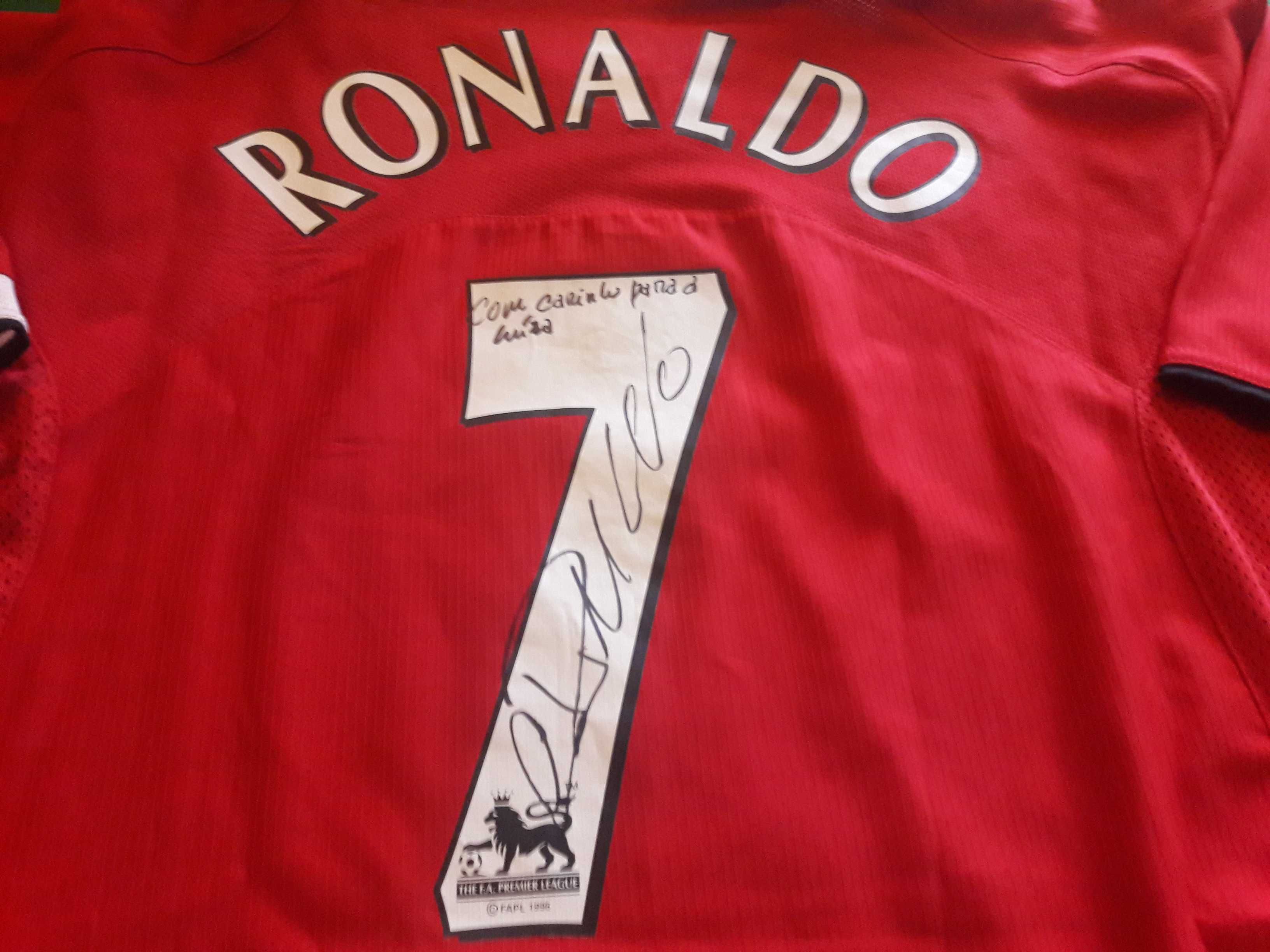 Camisola Autografada Cristiano Ronaldo Manchester 2004