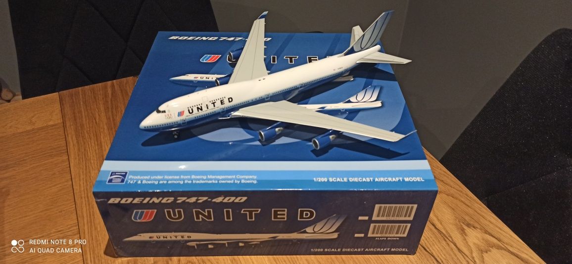 Boeing 747 United 1:200 Jc-Wings