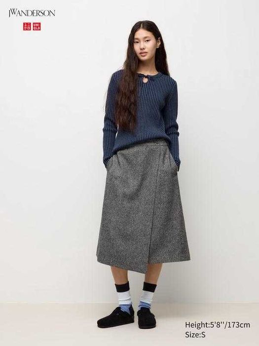 Стильна спідниця колаборація uniqlo&jw anderson