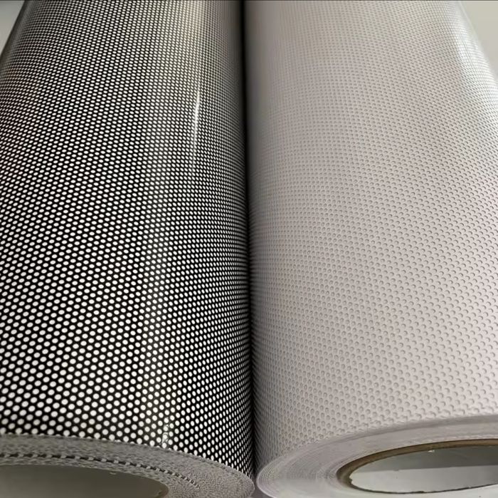 Перфорована сонце захисна плівка,сеточка самоклеюча плівка