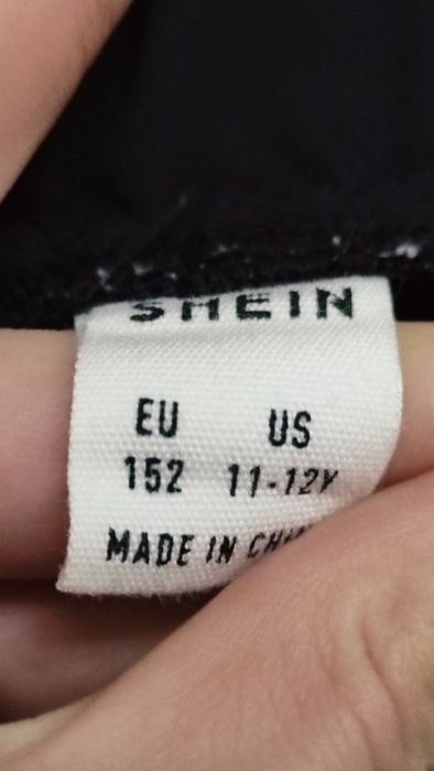 Joggery spodnie czarne rozmiar 152 / XS / S / M
