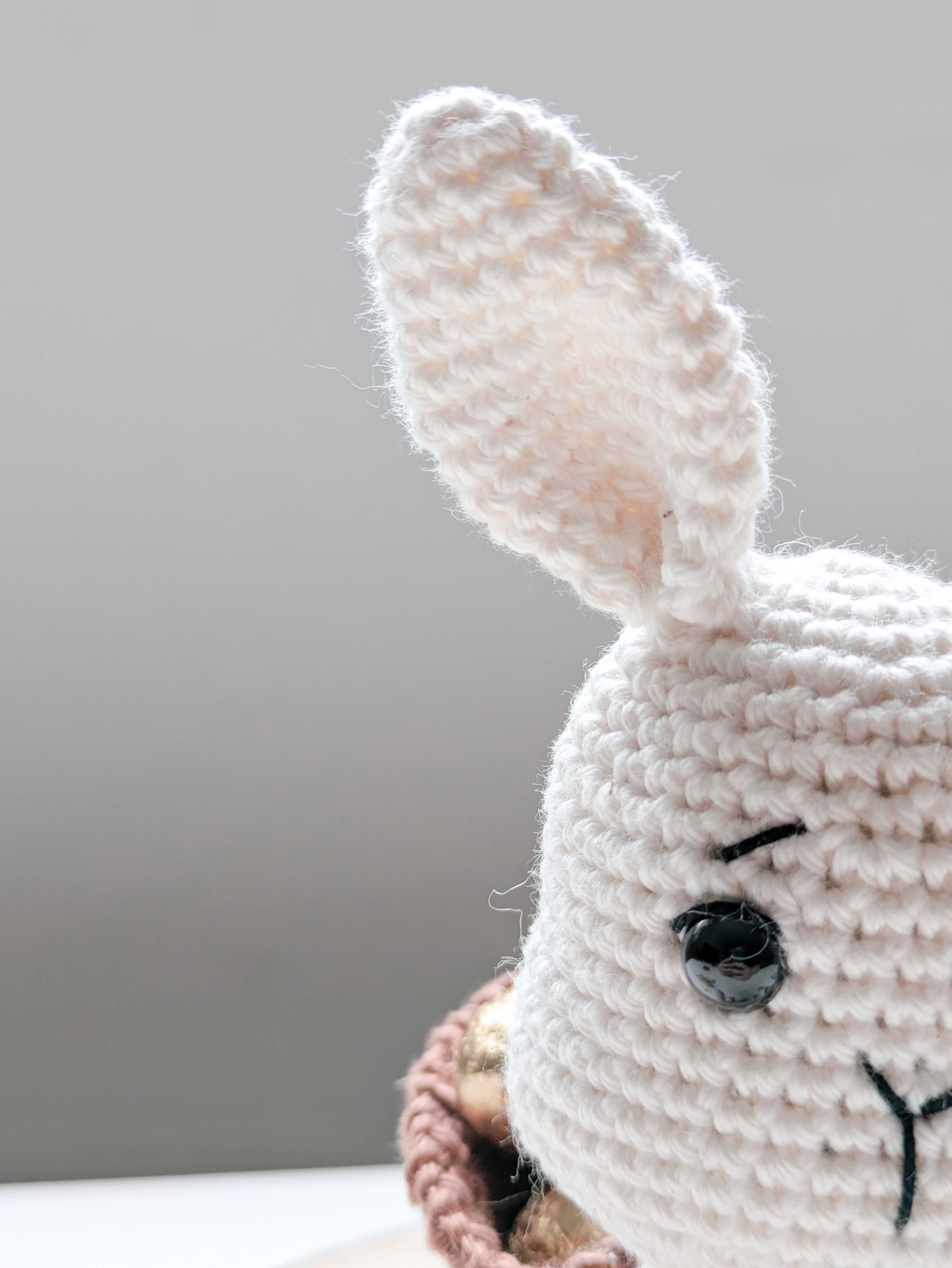 Coelho em amigurumi