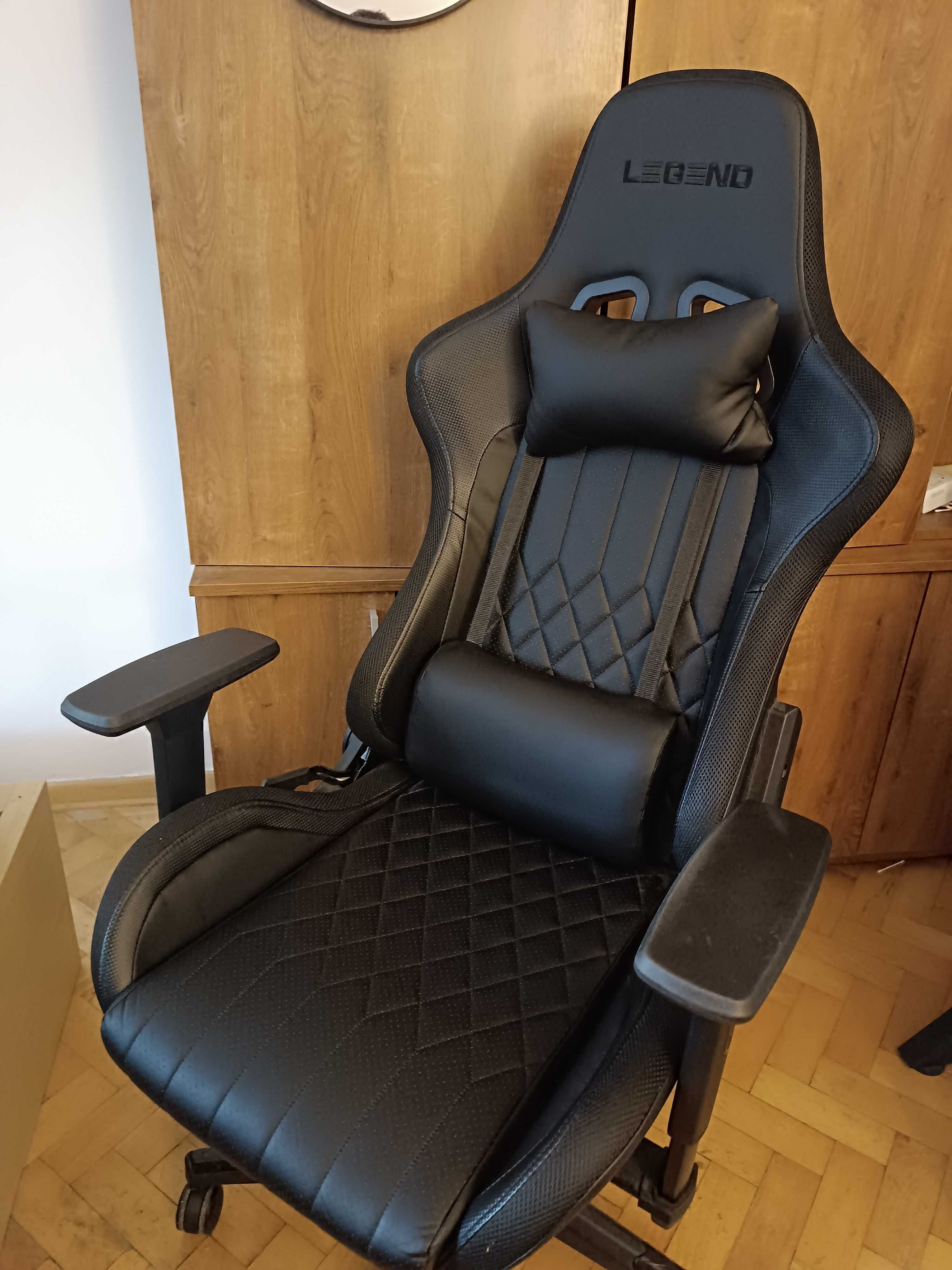 Krzesło czarne gamingowe LEGEND