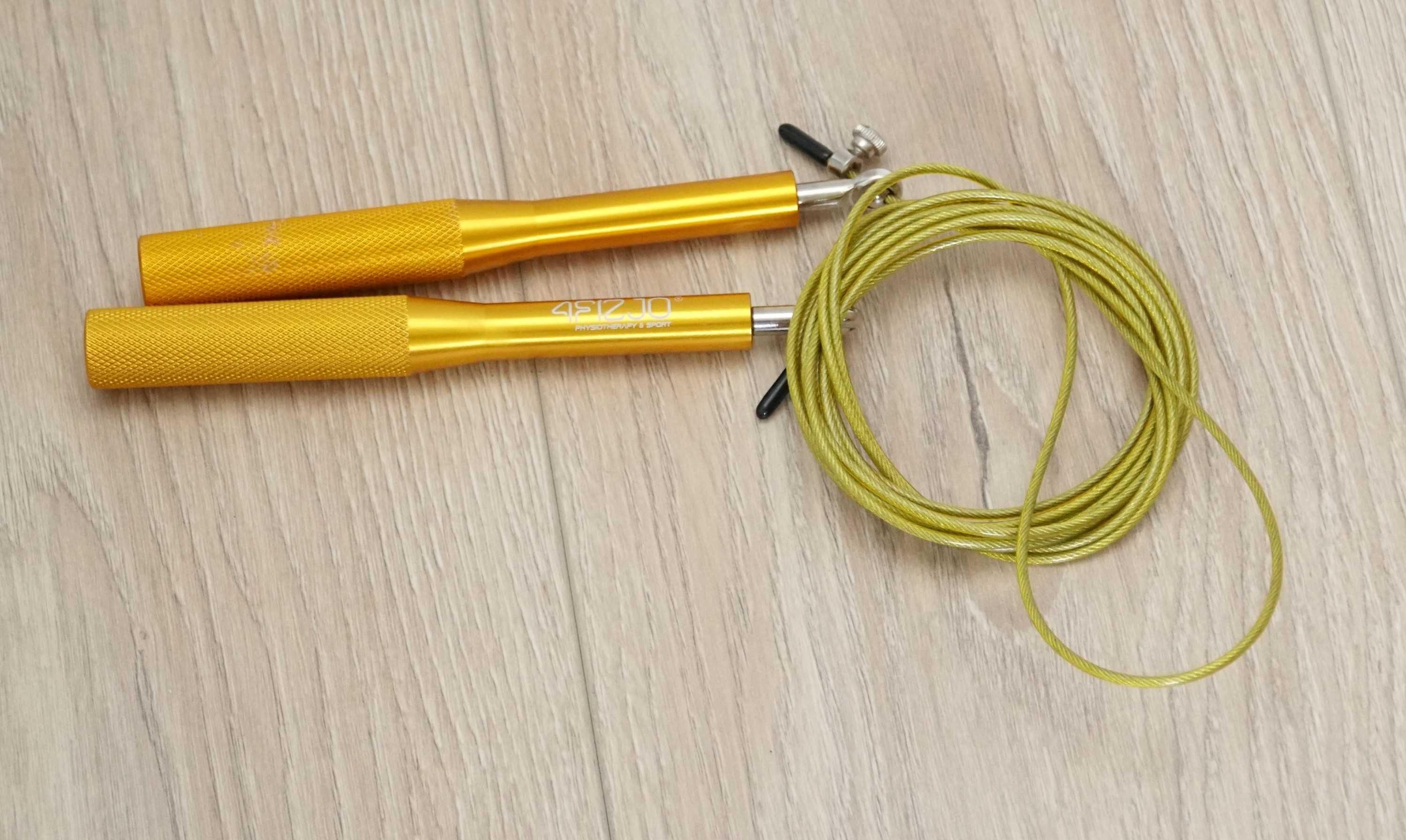 4FIZJO ścisk do dłoni 10-20 kg + regulowana skakanka aluminiowa