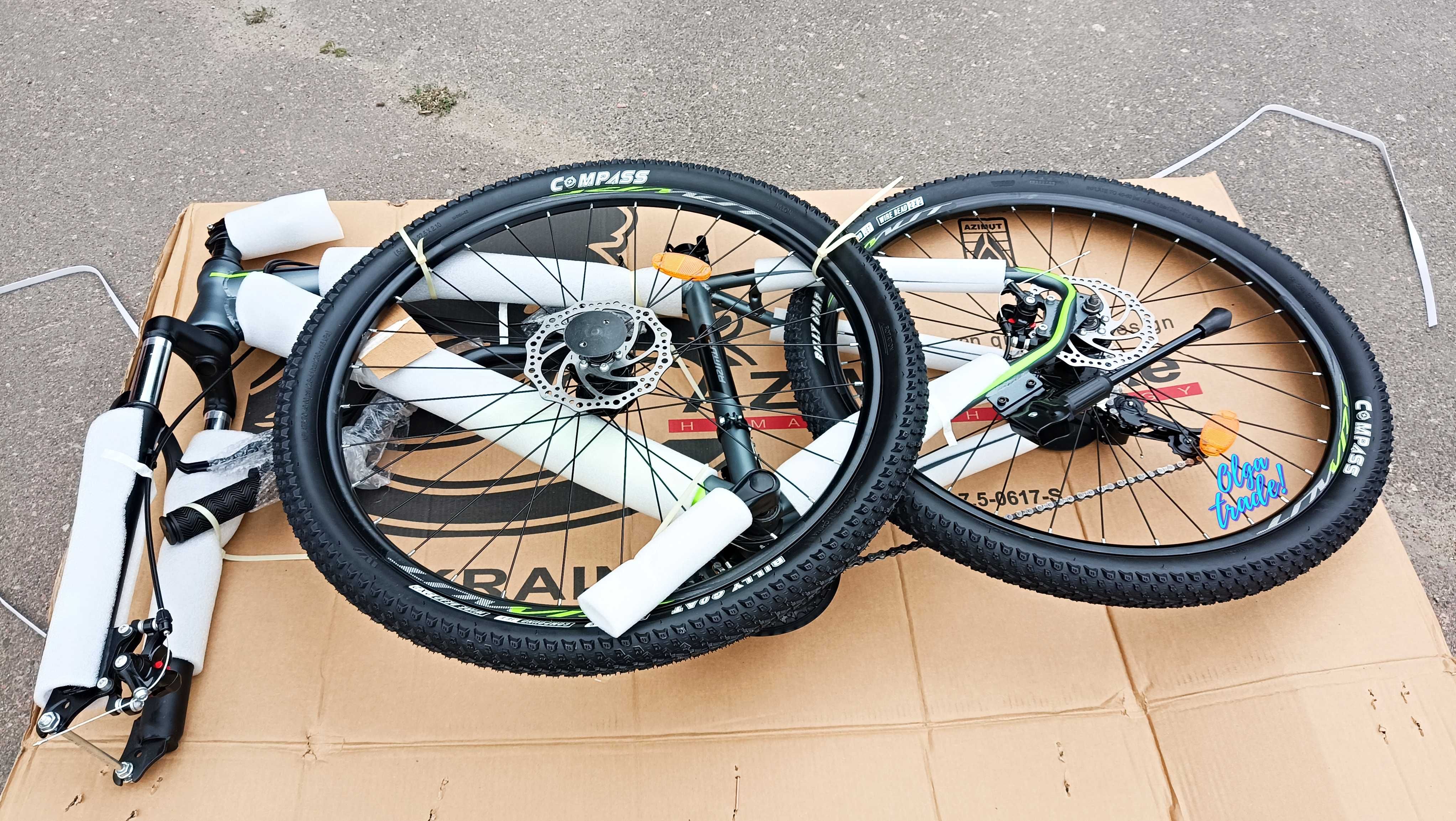 MTB Горный вело Azimut на Shimano/Skilful, размеры от 145 см до 185 см