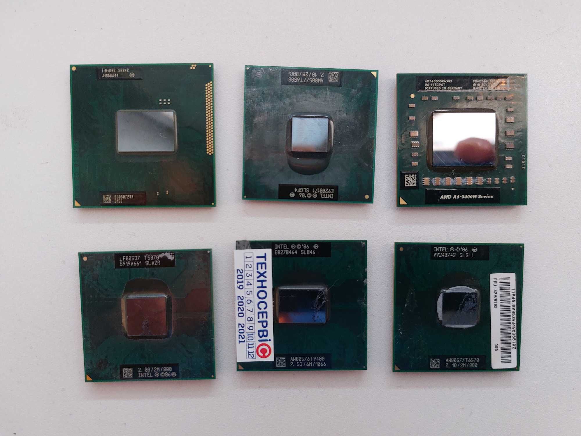 Процесори Intel, AMD; Пам`ять SO-DIMM DDR2, DDR3