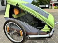 Dwuosobowa przyczepka rowerowa CROOZER
